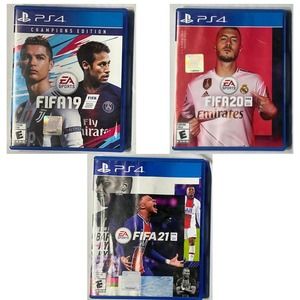 PS4 FIFA 19 Champions Edition, 20, 21 Bundle EA Sports Official Licensed Games